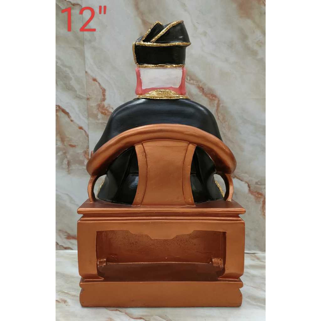 Jual patung datuk / natuk / pak haji - fiber - 12 inch - hitam - Topi ...