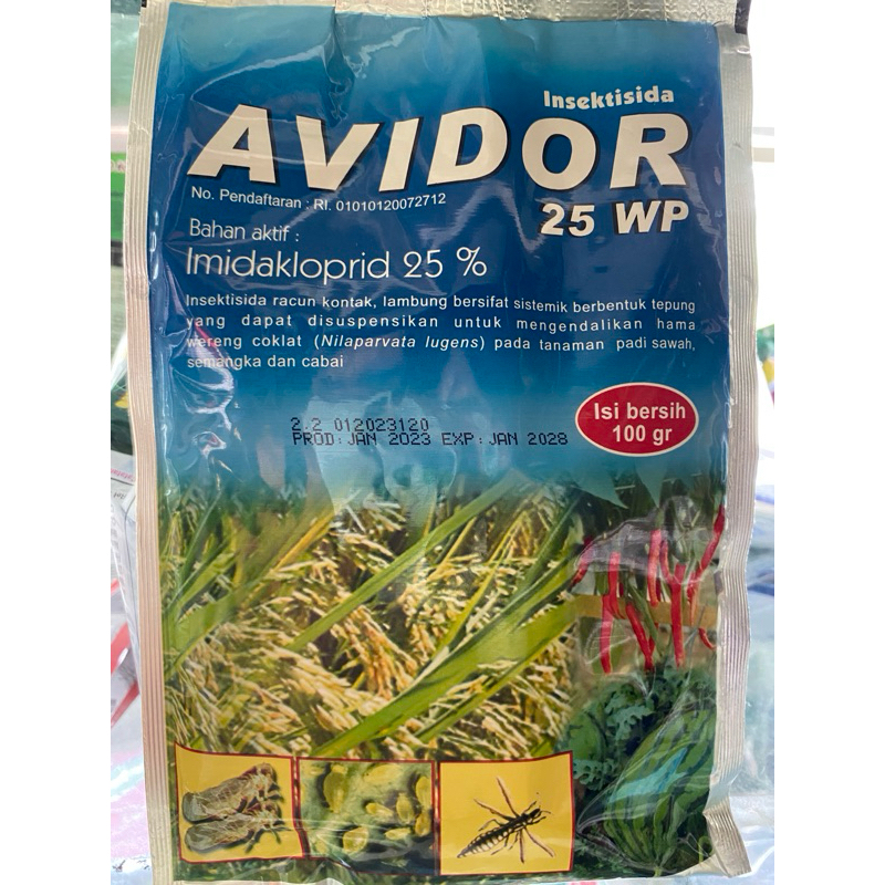 Jual insektisida avidor 25wp 100gram | Shopee Indonesia