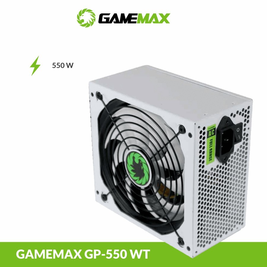 Jual Gamemax GP-550 White Power Supply 550w 80+ Bronze / GP550 White ...