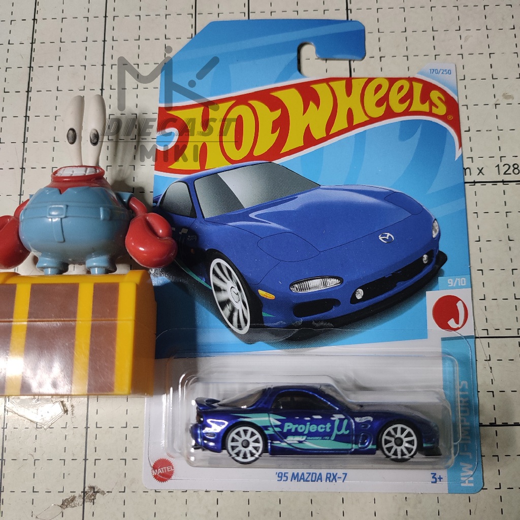 Jual HOT WHEELS 95 MAZDA RX7 BIRU PROJECT 2024 Shopee Indonesia