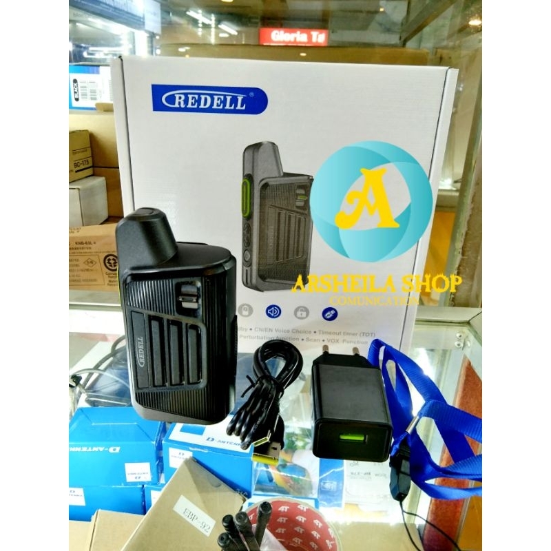 Jual Ht Redel R 33 uhf original bisa cloning frekuensi Ht lain lagsung ...
