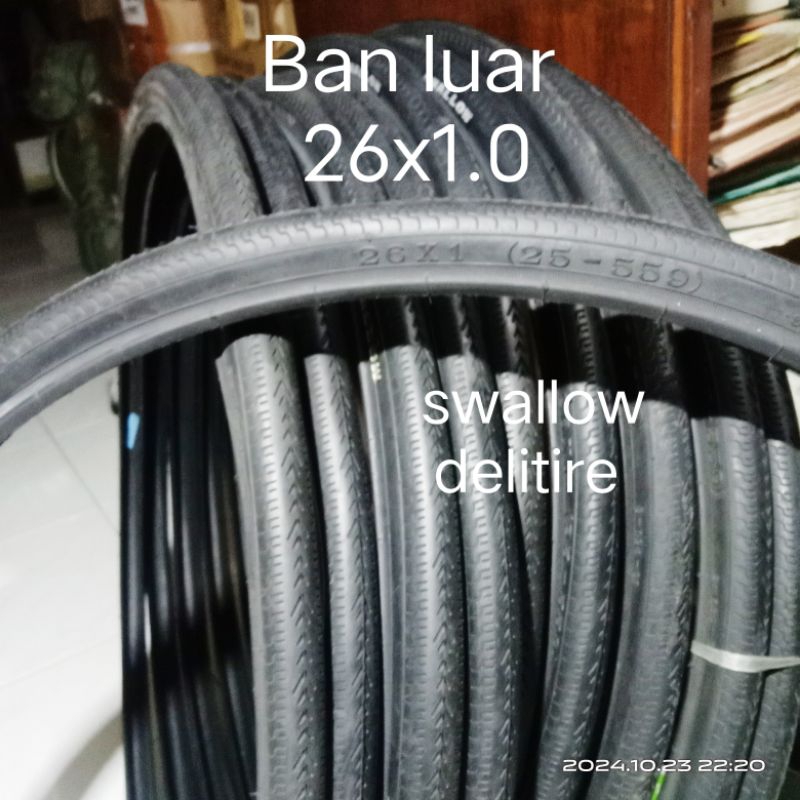 Jual ban luar sepeda balap roda 26x1.0 / 1.15 swallow Delitire | Shopee ...