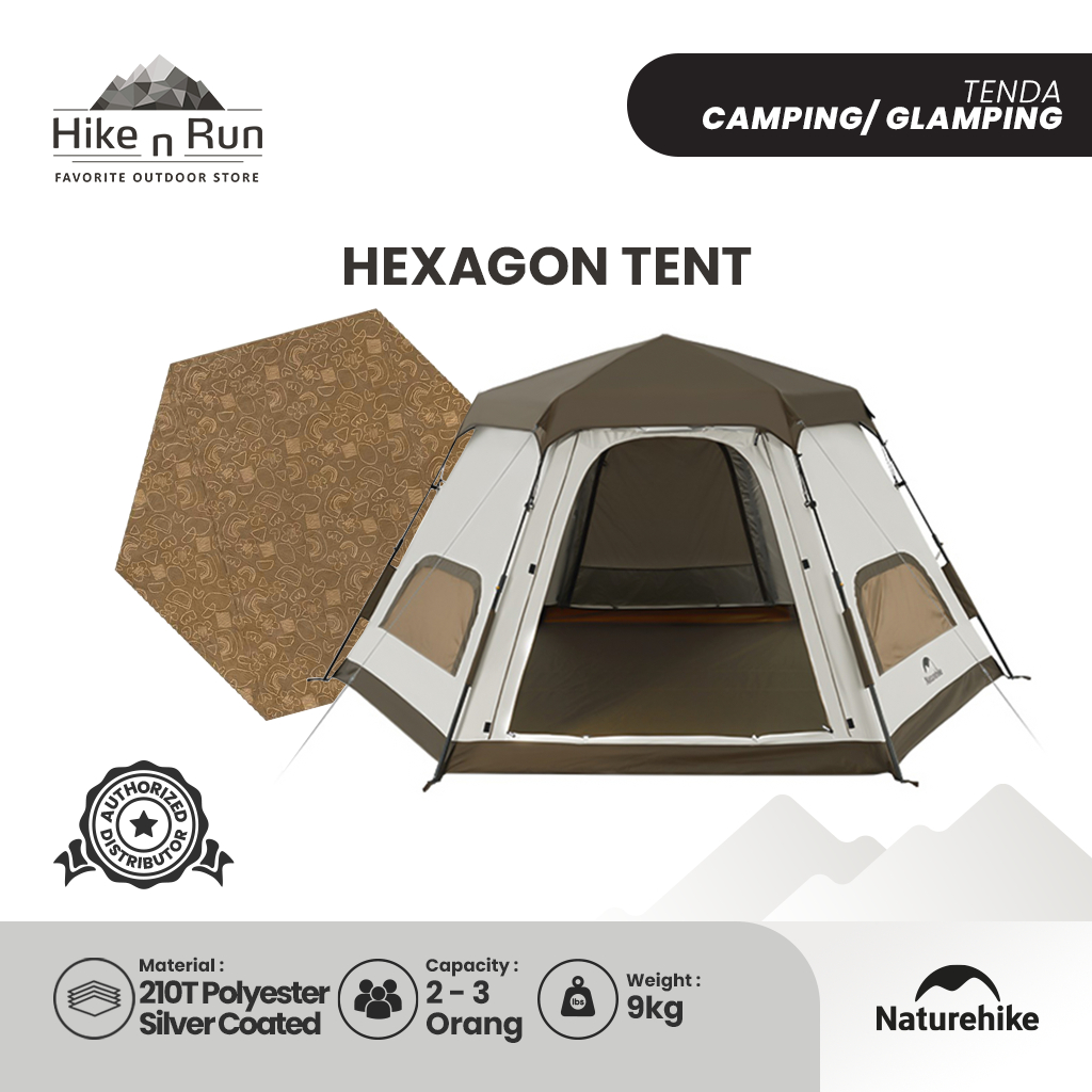 Naturehike Tenda Aracar 4P (Verde