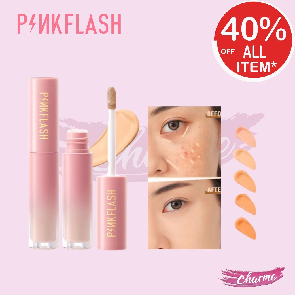Jual Pinkflash Pink Flash Lasting Matte Concealer F04 F 04- B | Shopee ...