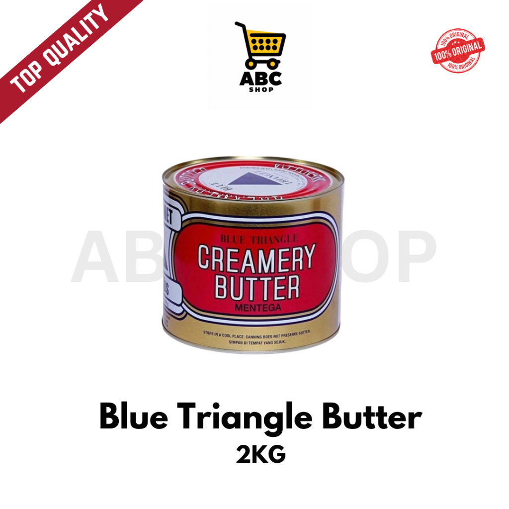 Jual Blue Triangle butter / Mentega Segitiga Biru 340gr / 2KG | Shopee ...