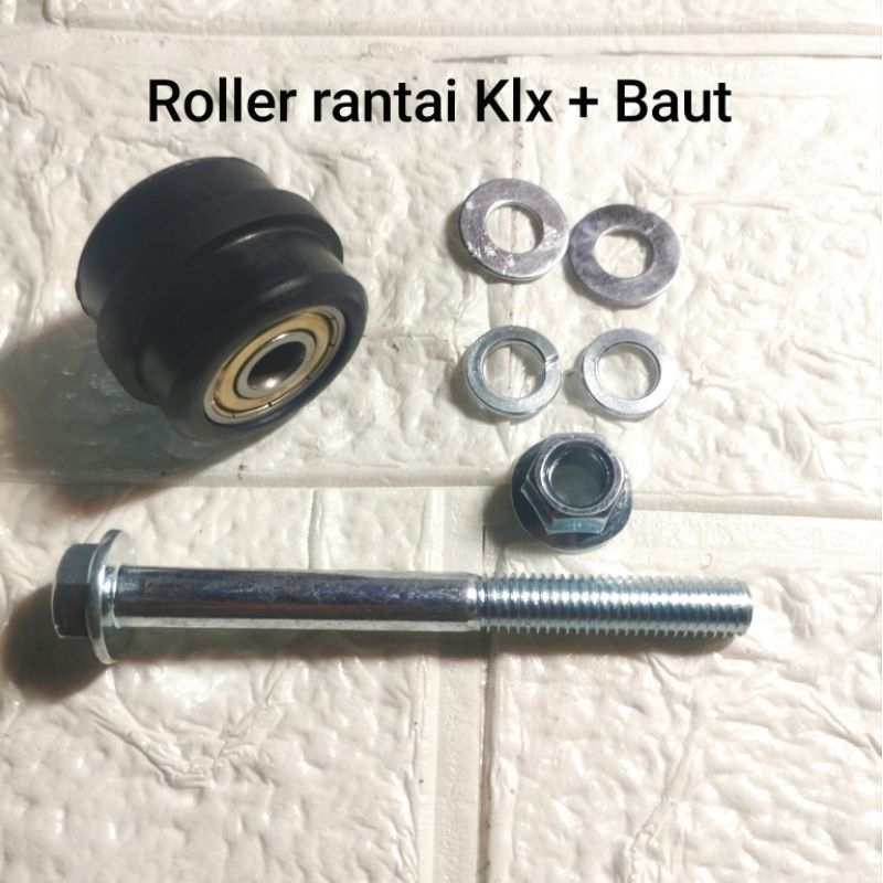 Jual Roller rantai klx DTracker 150 model bearing + Baut Komplit ...