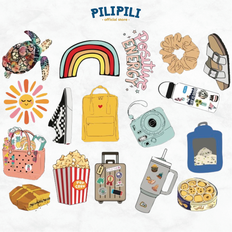 Jual Stiker Tumbler Pilipili Water Bottle Sticker Pack Waterproof ...