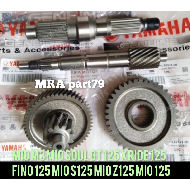 Jual GIGI RASIO SET 4PCH 2PH MIO M3 MIO SOUL GT 125 FINO 125 XRIDE 125 ...
