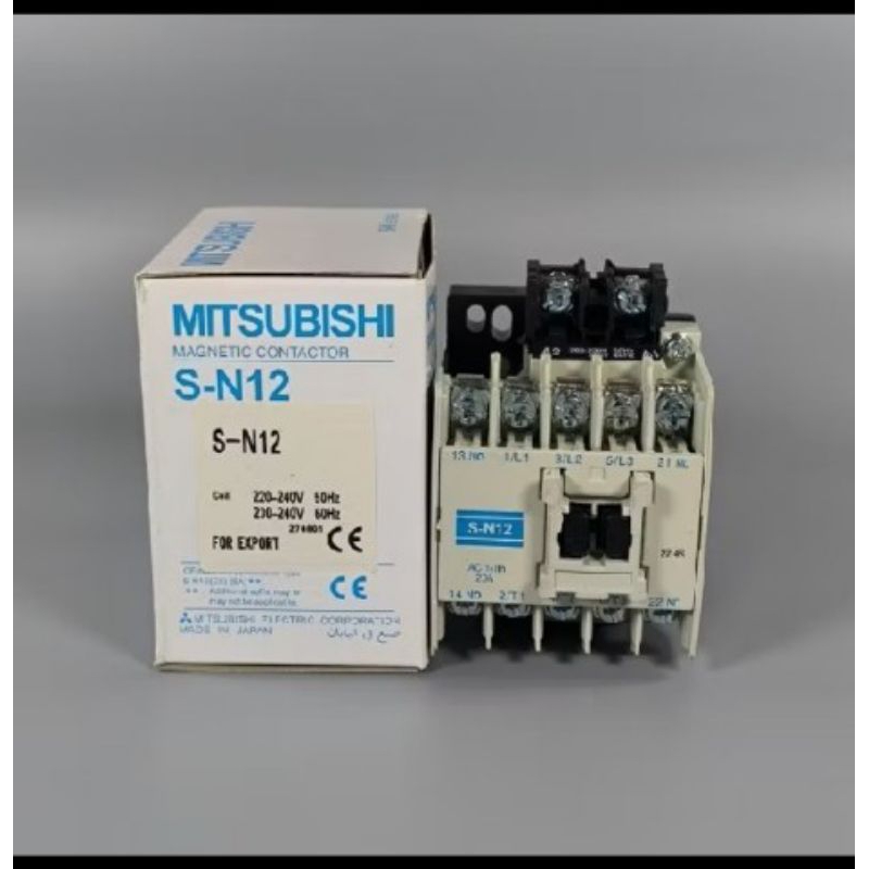 Jual contactor Mitsubishi SN-11 SN-12 AC 220 Original | Shopee Indonesia