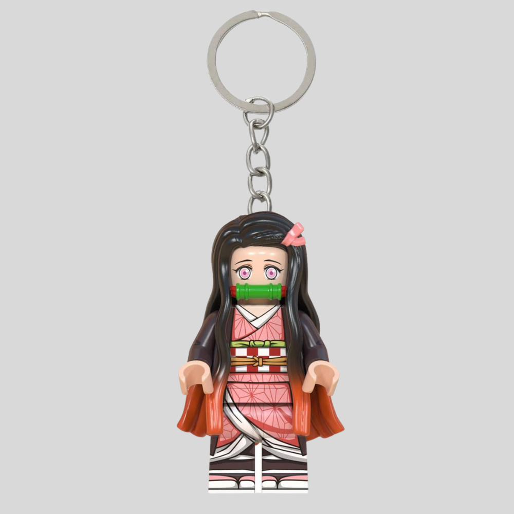 Jual Nezuko LEGO Keychain | Gantungan Kunci LEGO Nezuko | Demon Slayer ...