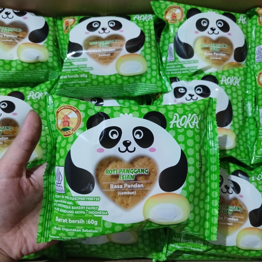 Jual Roti Aoka Panggang Isian Aoka Panda | Shopee Indonesia