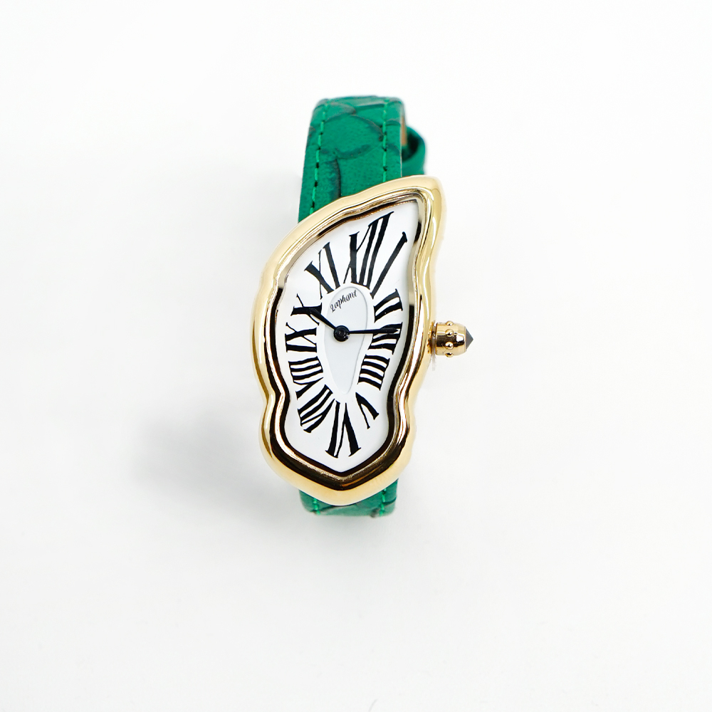 Jual LAPHONT MONTREAL Watch Melting Slim Gold Green ( 100 Jual LAPHONT MONTREAL Watch Melting Slim Gold Green ( 100