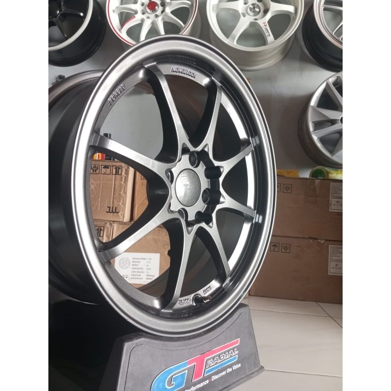Jual velk ce28 R16 pcd 4×100/114 lebar 7 et 35 kondisi bekas like new ...