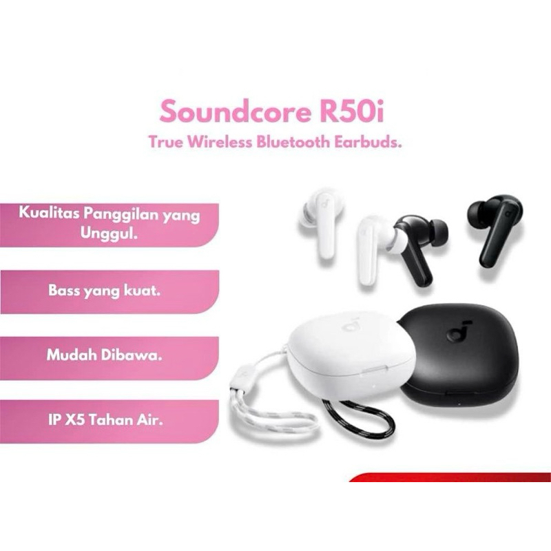 Jual Anker Soundcore R50i Bluetooth True Wireless Earbuds A3949 ...