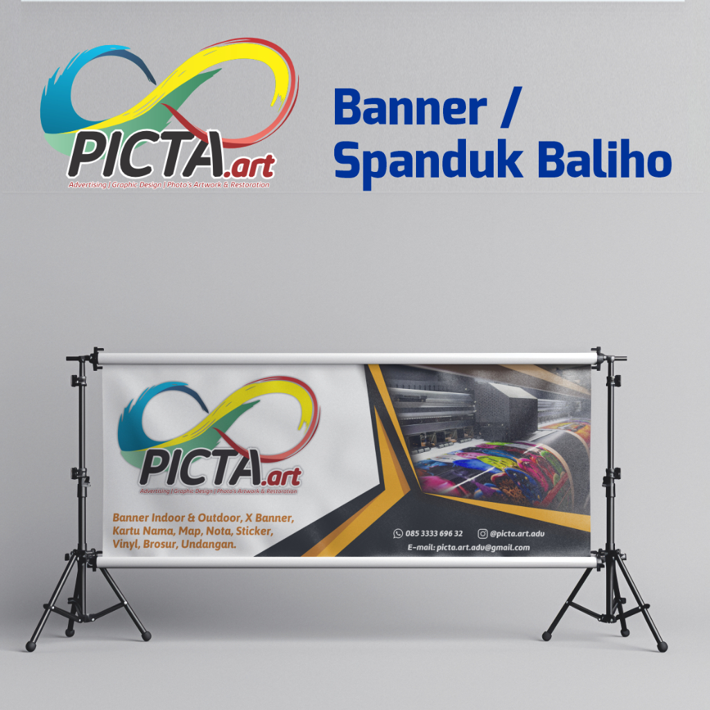 Jual Cetak Spanduk Banner Baligo Baliho Murah Bahan Frontlite 260/280 ...