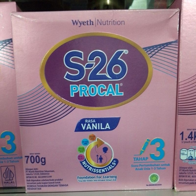 Jual S26 procal 3 box 1-3 tahun 700gr | Shopee Indonesia