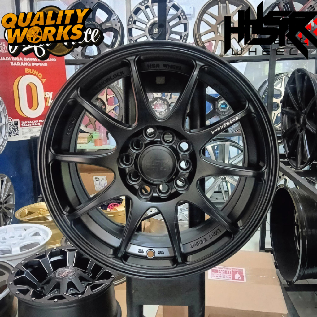 Jual Velg Racing Apv R15 Inch Velek Hsr Indy Ring 15 Lubang 5 Warna ...