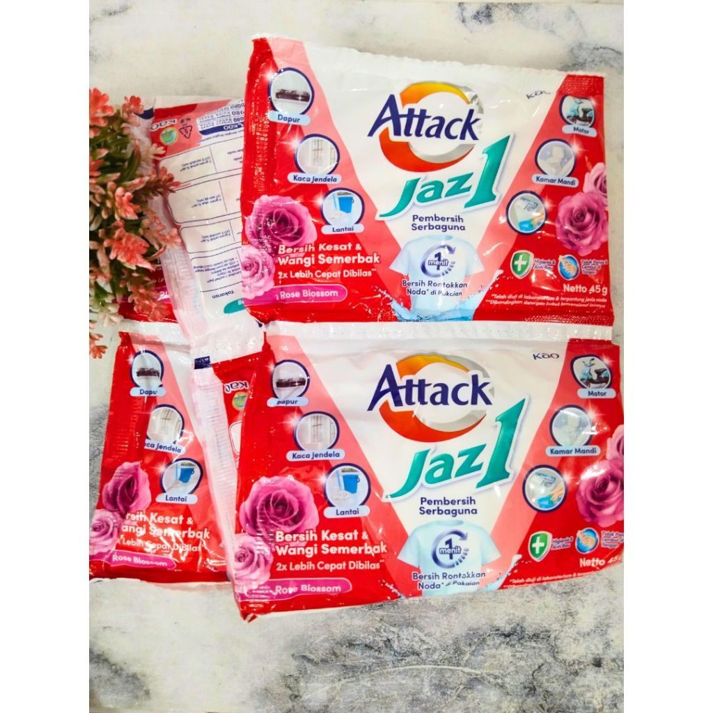 Jual Attack Jaz1 45gr Renceng (Isi 6 Sachet) | Shopee Indonesia