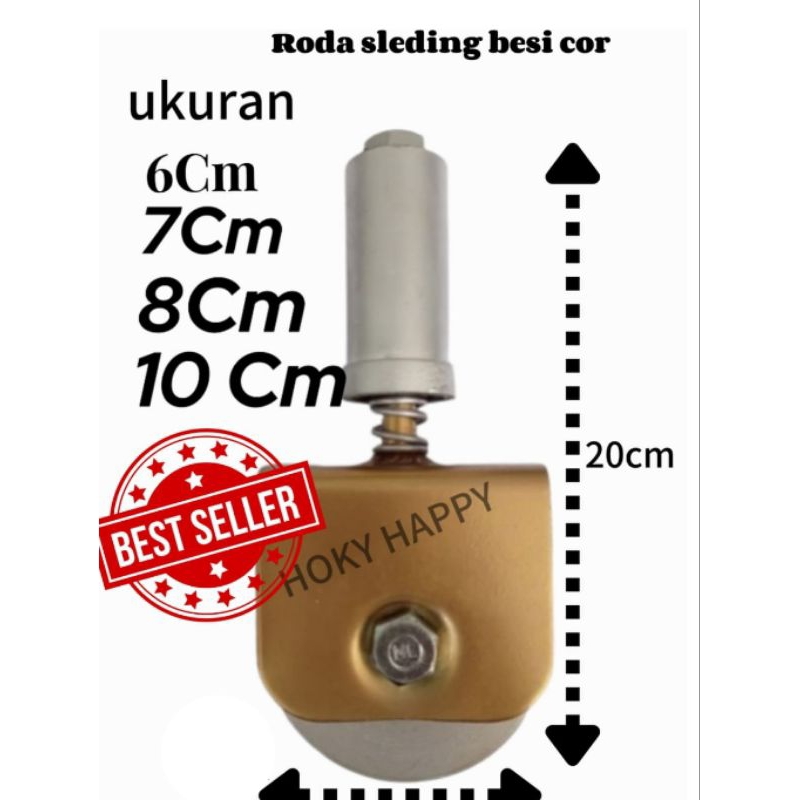 Jual RODA PAGAR SLIDING BESI SUPER RODA PAGAR SLEDING BESI | Shopee ...