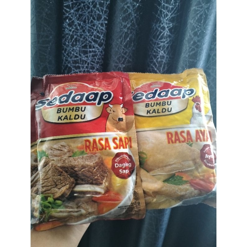 Jual Sedaap Bumbu Kaldu Rasa Sapi Ayam 250gr | Shopee Indonesia