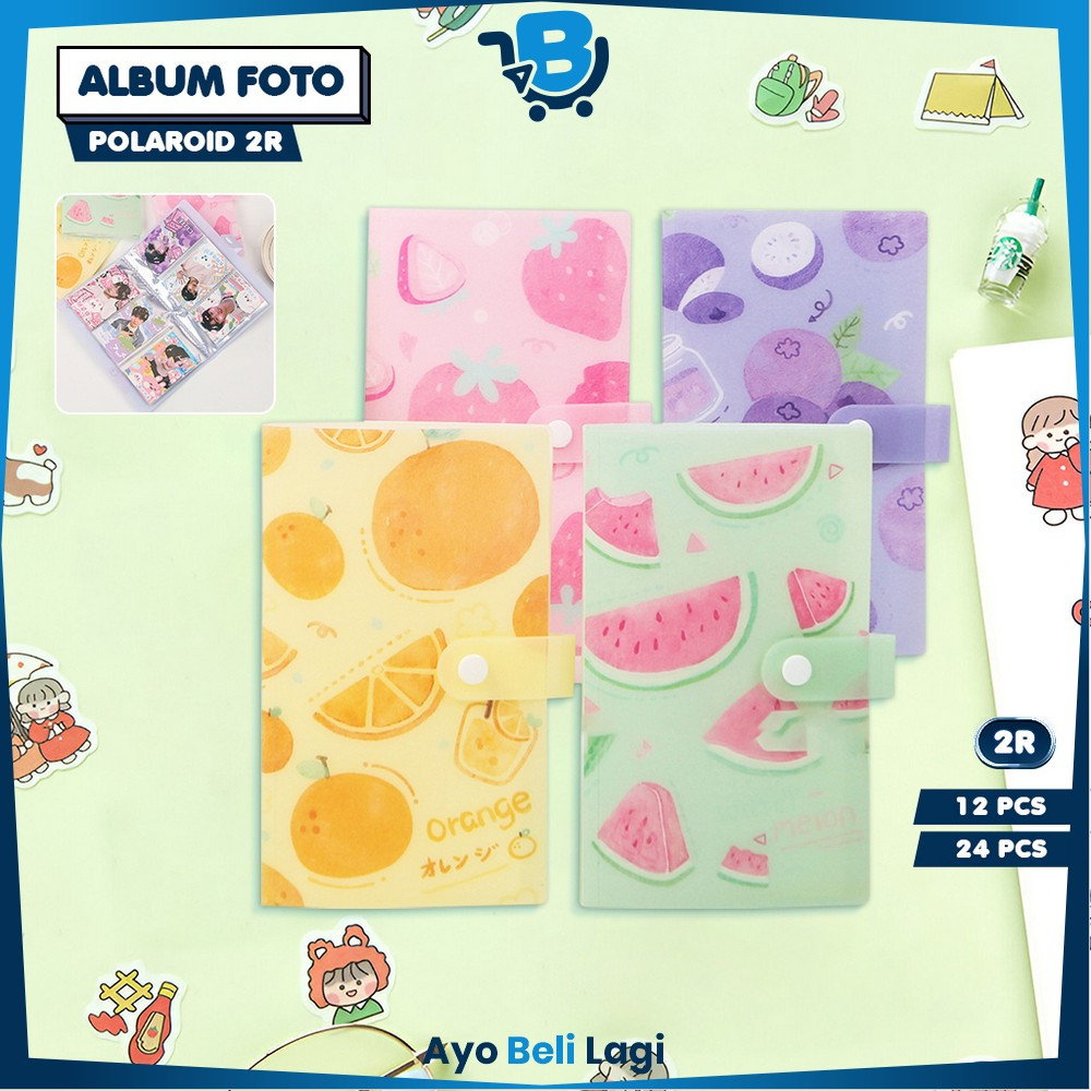 Jual Kolbuk Photocard Album Foto Polaroid 2R 120 dan 240 Slot / Tempat ...