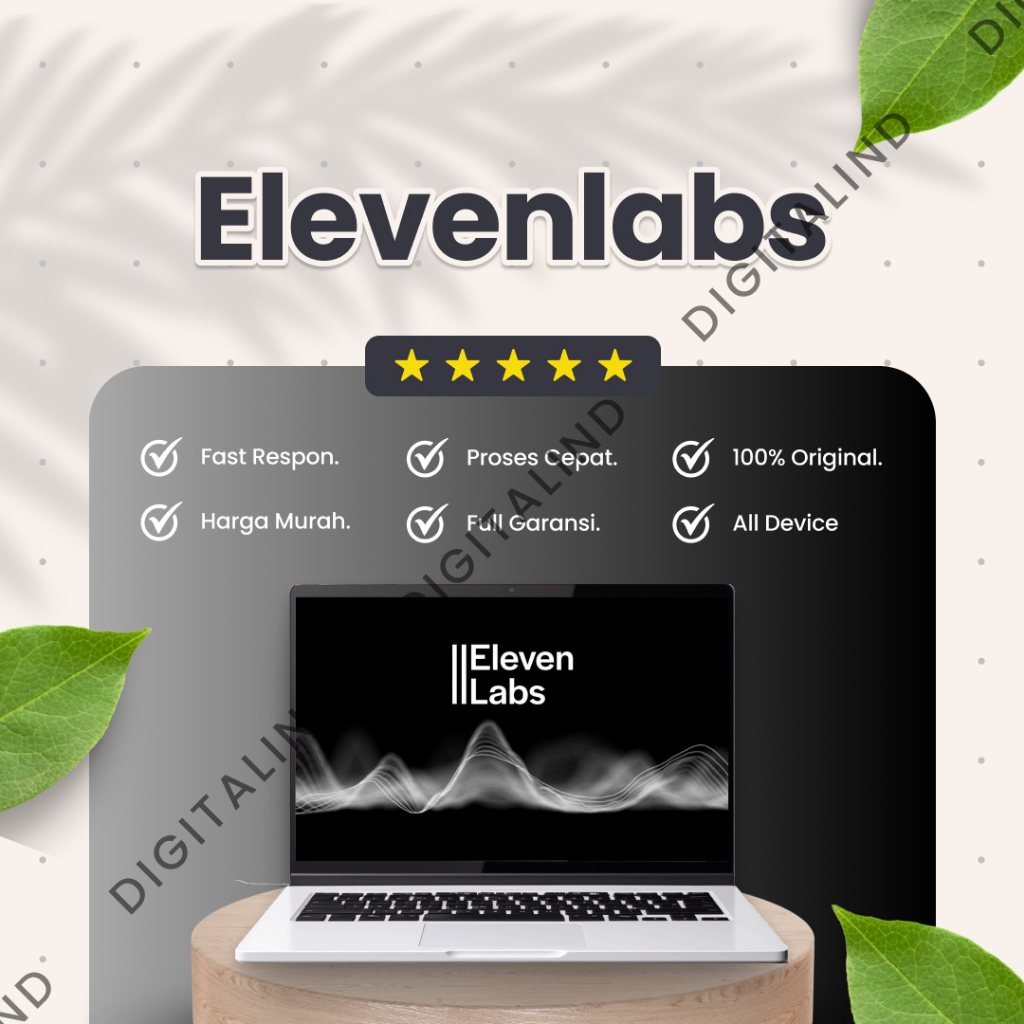 Jual ELEVENLABS AI VOICE CLONING PREMIUM 30 HARI RESMI FULL GARANSI ...