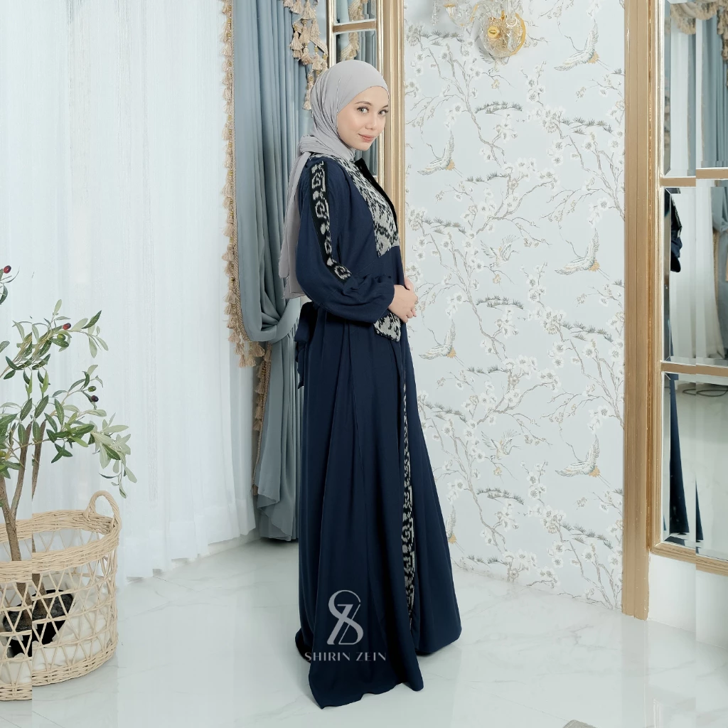 Detail Tenun & Lengan Gamis Kirana