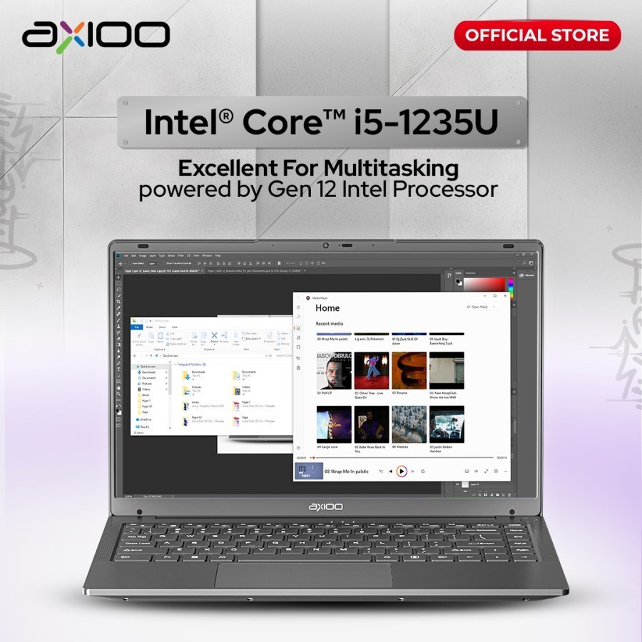 Jual AXIOO Mybook HYPE 5 G12 Intel Core i5 1235U RAM 16GB SSD 512GB W11 ...
