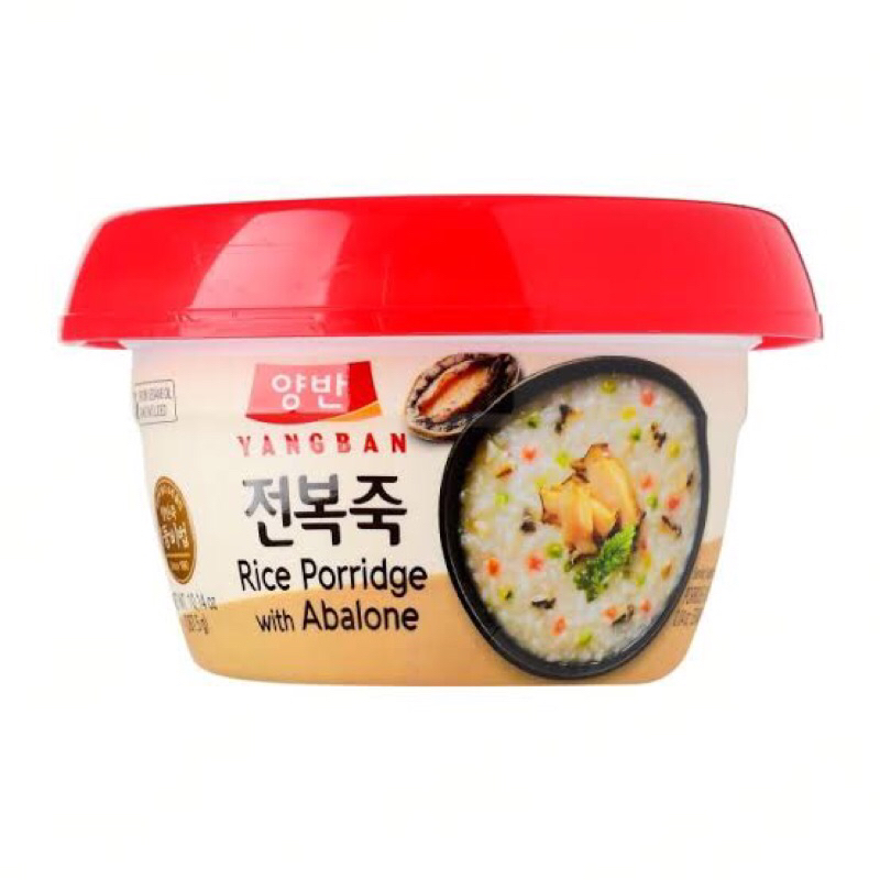 Jual Yangban Rice Porridge with Abalone 285g Bubur Instan Korea ...