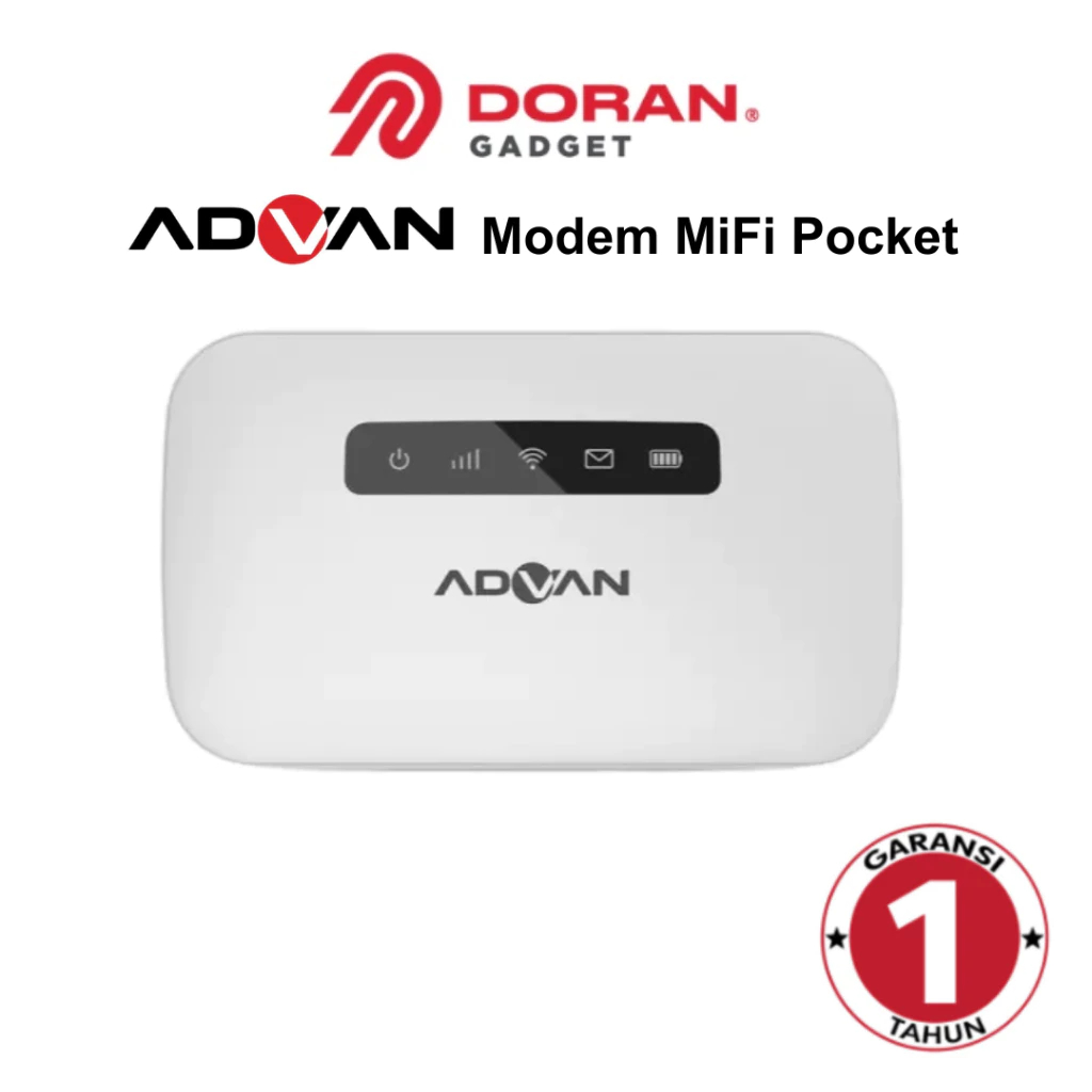 Advan MiFi Pocket Modem All Operator 4G LTE Mobile Wifi 150 Mbps Garansi Resmi 1 Tahun