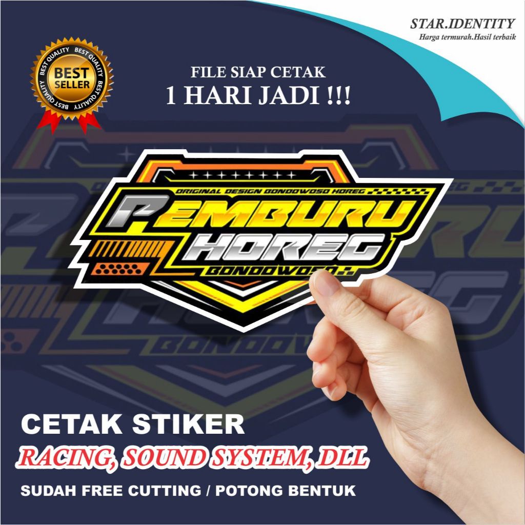 Jual (TERMURAH) CETAK CUSTOM STIKER RACING, SOUND SYSTEM, DLL HOLOGRAM ...