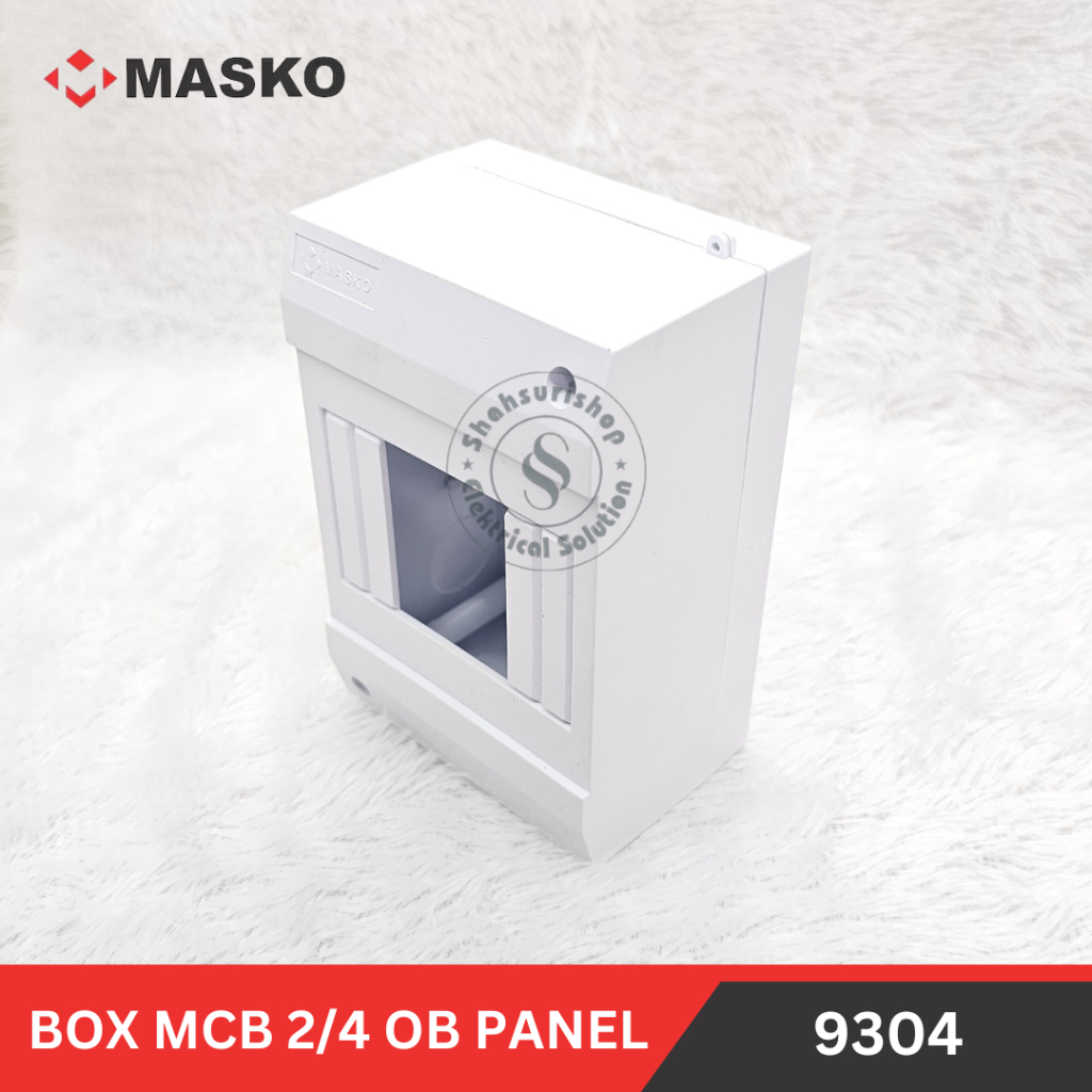 Jual BOX MCB OB PANEL 2-4 MASKO 9304 TEBAL PUTIH TANPA TUTUP | Shopee ...