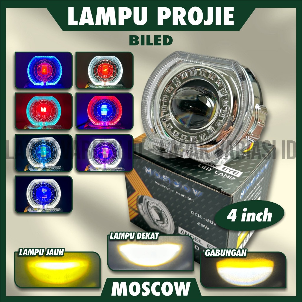 Jual LAMPU DEPAN PROJIE BILED UNIVERSAL SEMUA MOTOR LAMPU LED LAMPU LED ...