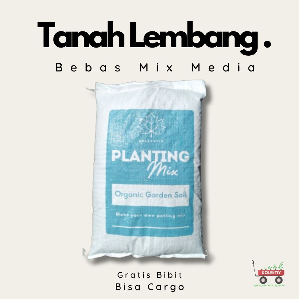 Tanah Lembang Murni Karung Besar 20L- Gratis bibit - BELI 2 FREE ONGKIR