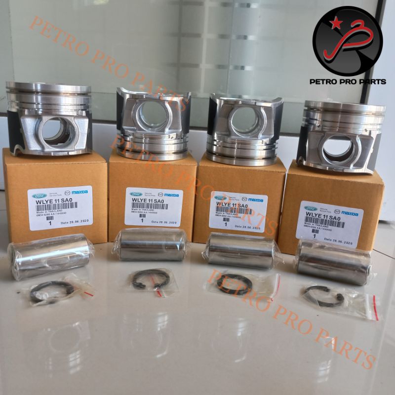Jual Piston Assy OVERSIZE STD FORD RANGER 2.500cc TDCI COMMONRAIL WLYE ...