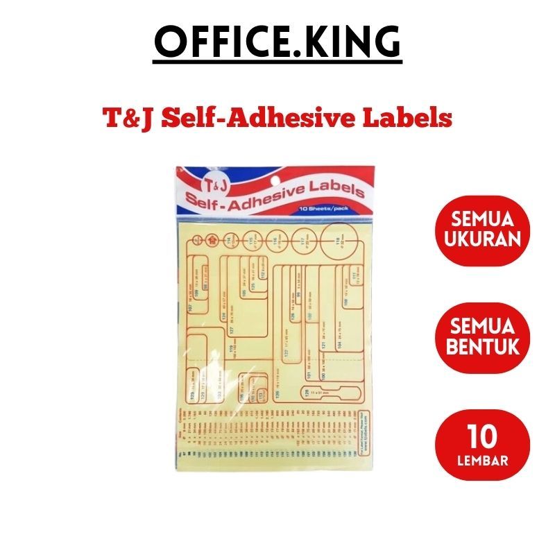 Jual TOM & JERRY LABEL PENANDA NO.100 WARNA PUTIH Sticker Stiker Kertas ...