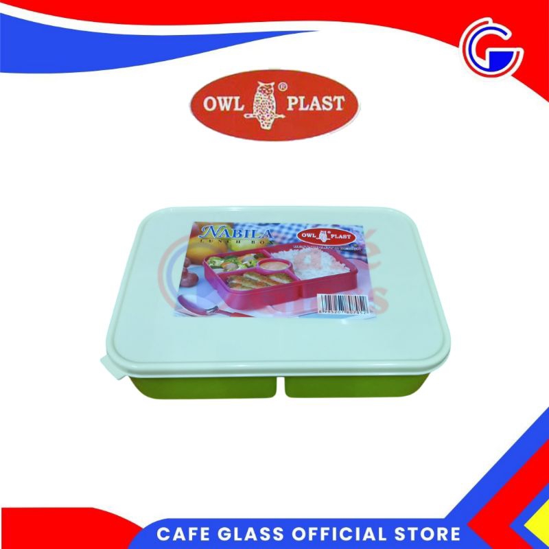Lunch Box-Nlb053-Tepak Makan Sekat 4-Nabila