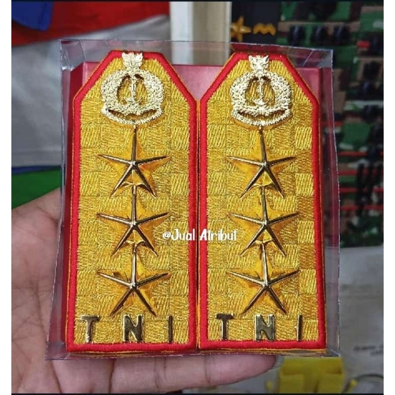 Jual Pangkat PDU Brigjen Mayjen Letjen TNI AD AL AU exclusive | Shopee ...