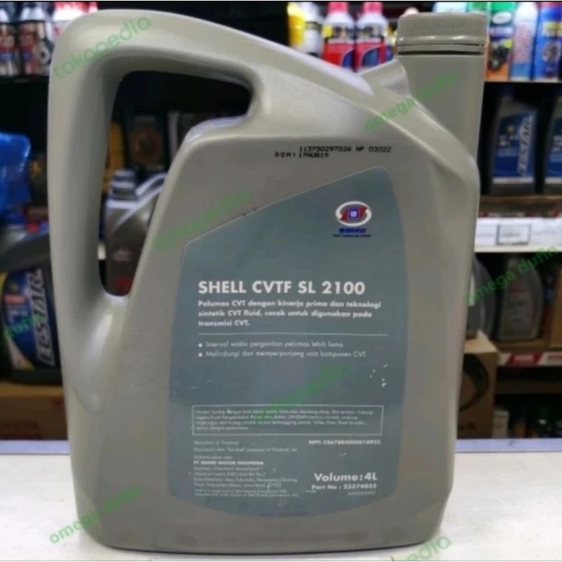 Jual Oli matic cvtf wuling/shell cvtf wuling SL 2100 isi 4L-wuling RB3 ...