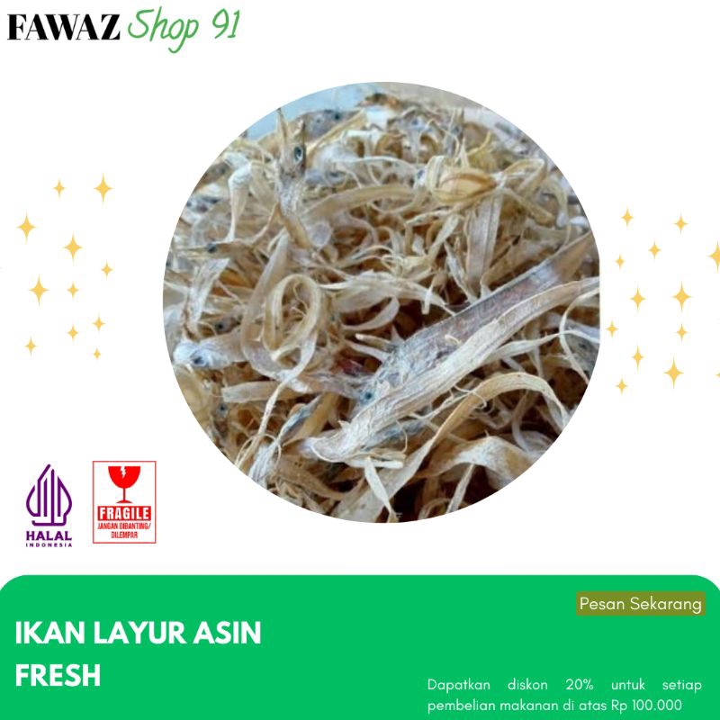 Jual IKAN LAYUR ASIN ASLI BANTEN 1KG | Shopee Indonesia