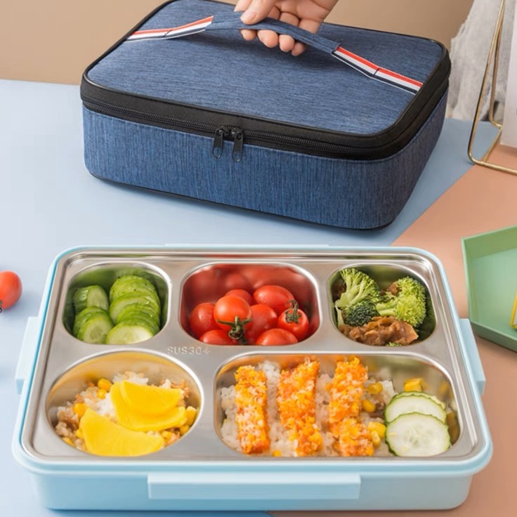 Jual Obral Irit Lunch Box Kotak Makan Lengkap Dengan Tas dan Alat Makan ...