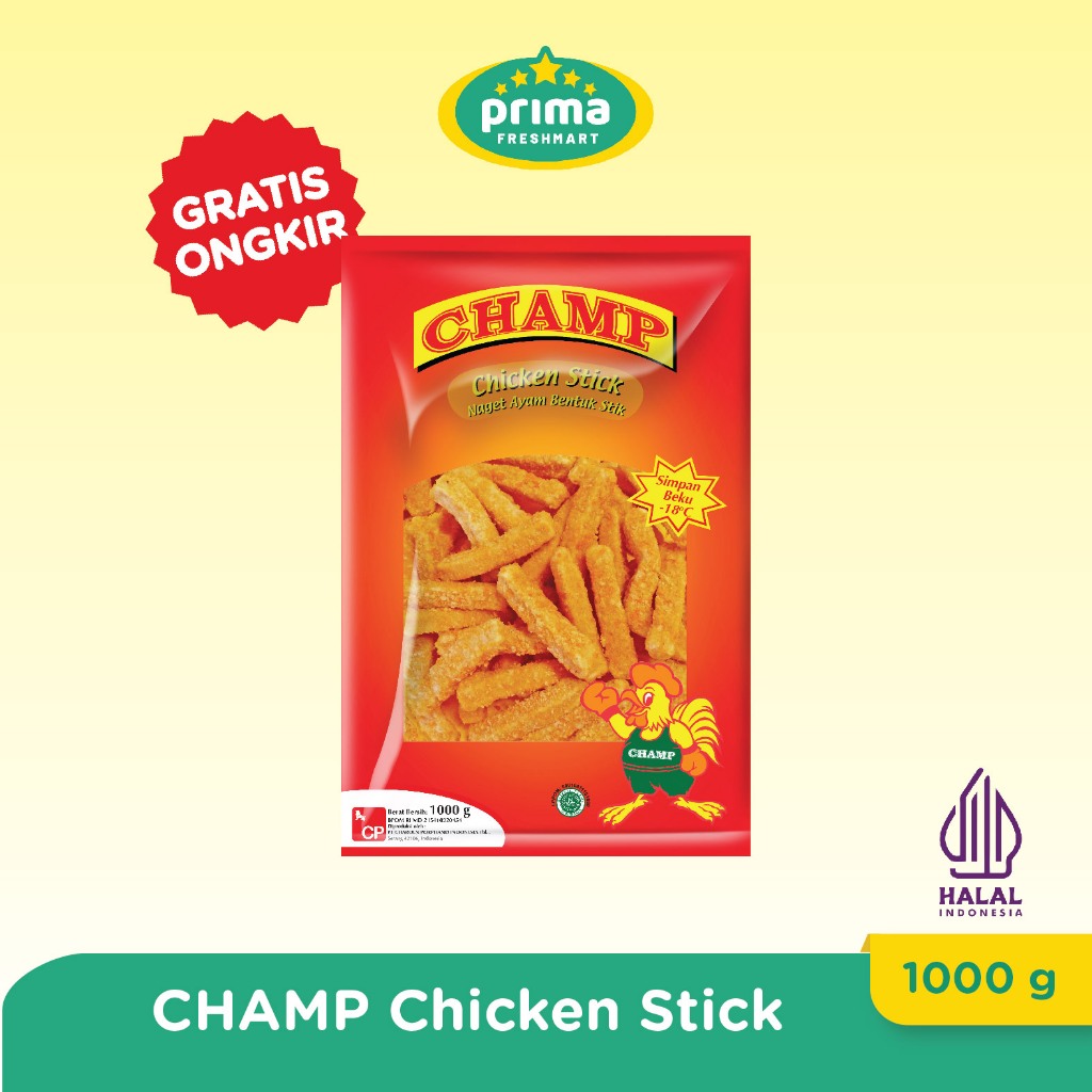 Jual Paket Champ Chick Stick 1000 Gr (2 Pcs) | Shopee Indonesia