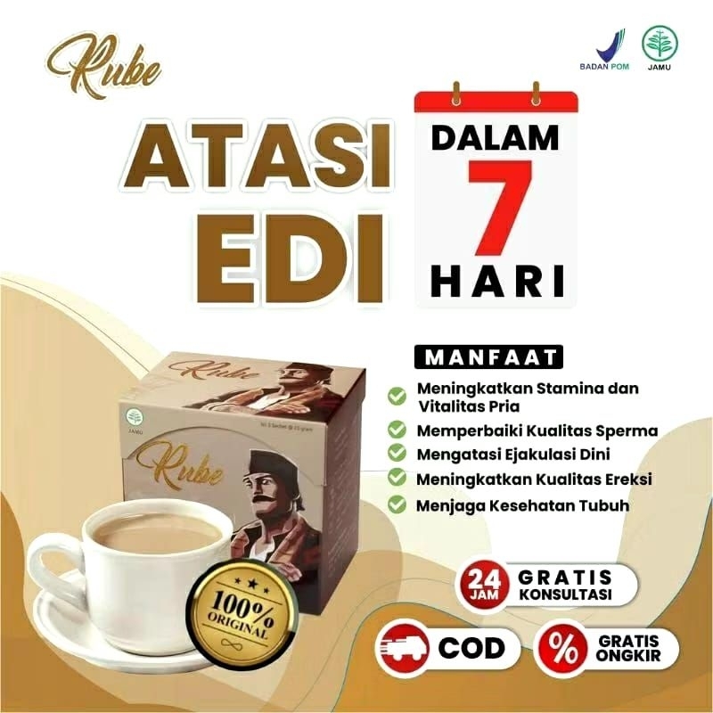 Jual kopi rube original 1 box 5 sachet kopi multivitamin peria Rube ...