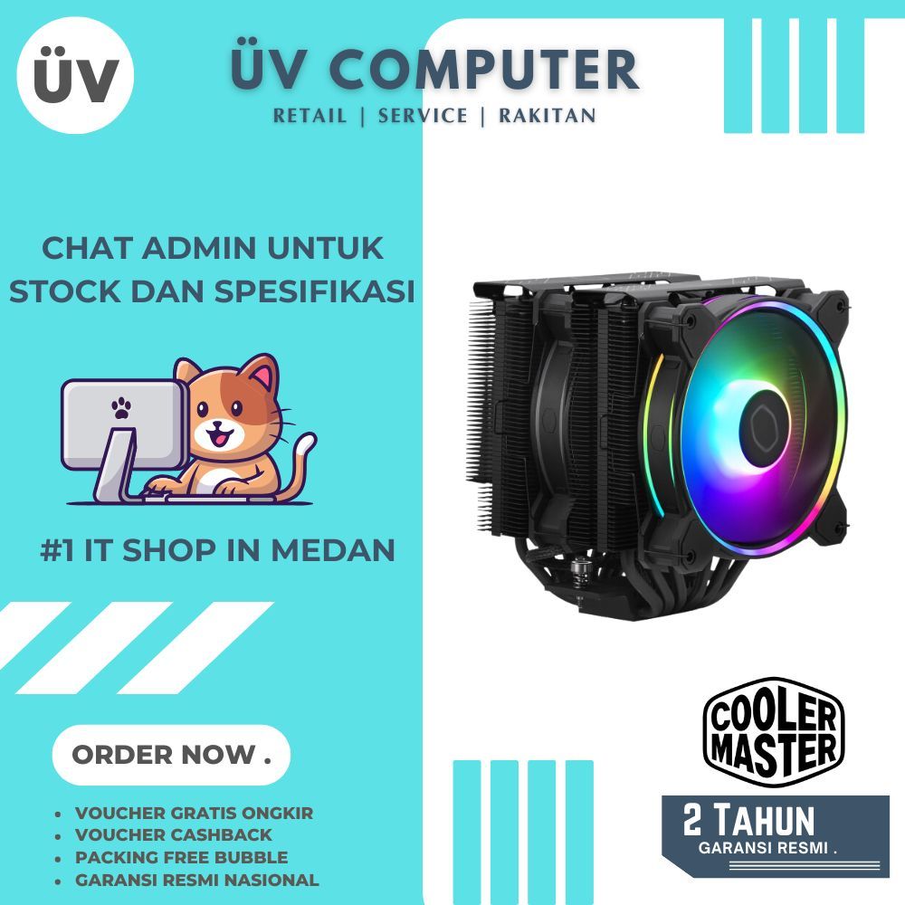 Jual Heatsink CPU Cooler Fan Processor Cooler Master Hyper 622 Halo ...