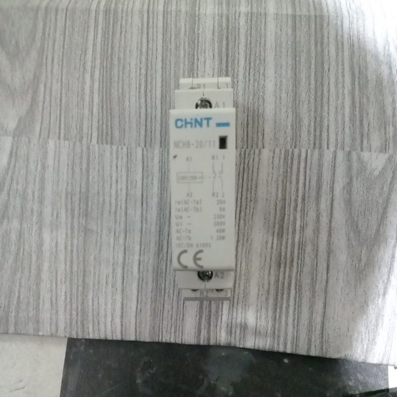 Jual Din Rail contactor CHNT NCH8-20/11 20A 220v 230vol original ...