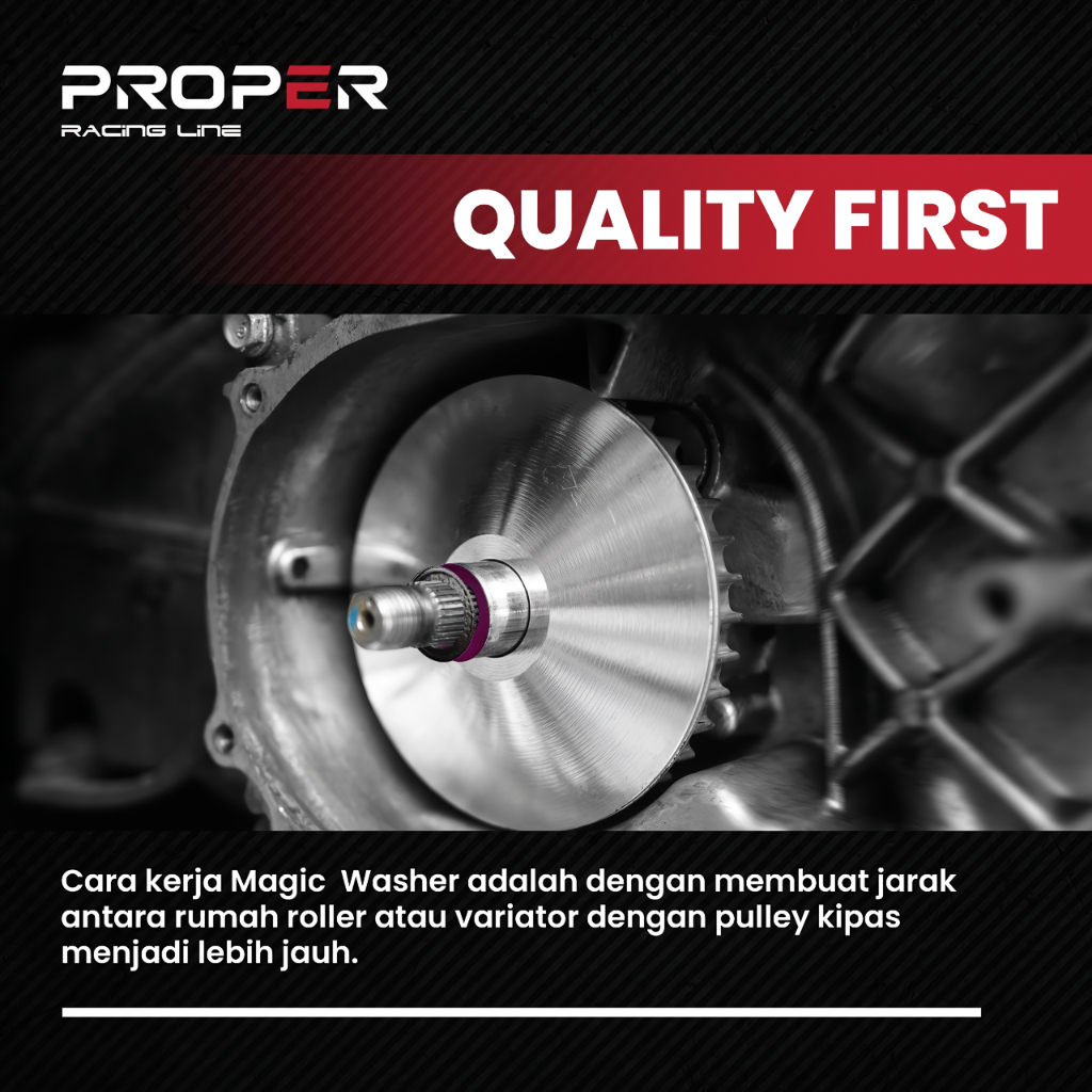 Jual PROPER RACING LINE RING PULLEY CVT AEROX 155 NMAX 155 LEXI 125 NEW ...