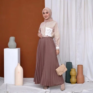 Rok Plisket Jumbo Rok Jumbo Plisket Mayung Rok Plisket Premium Pleated Skirt