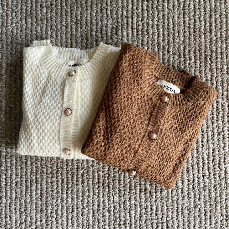 Jual Mardeen Minji Cardi | Cardigan Rajut | Knit Cardi | Outer Rajut ...