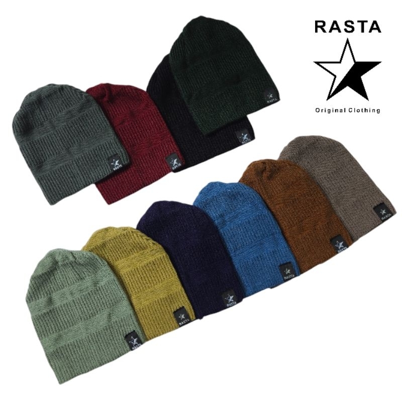 Jual Kupluk Beanie Hat Rajut VARIASI POLOS | Shopee Indonesia