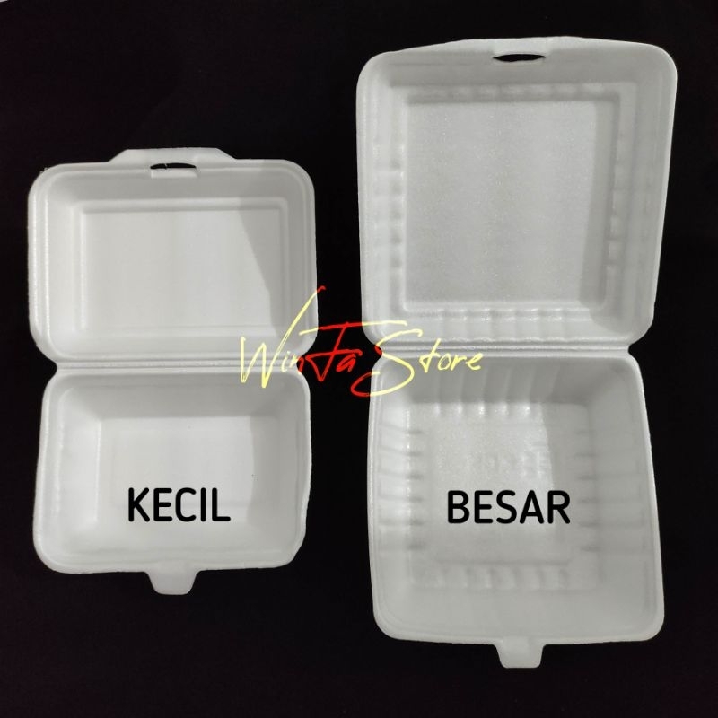 Jual Kotak Gabus Styrofoam Sterofoam Makanan Merk KCS Box Gabus Ayam ...